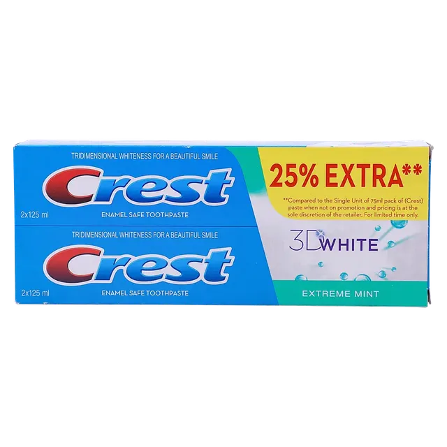 Crest Toothpaste 3D White Fresh Extreme Mint
