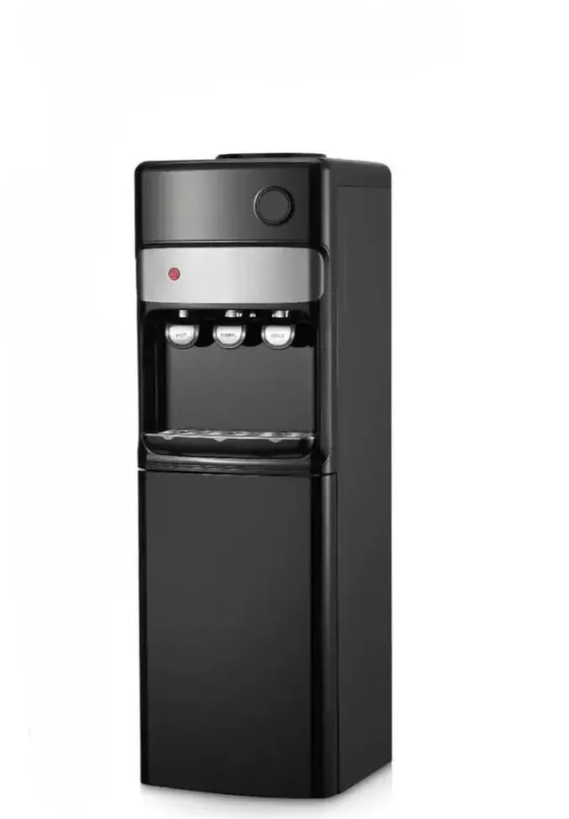 homotronics Top Loading Water Dispenser with Cabinet – 1280W Hot, Cold & Normal Water – Built-in Refrigerator, Compressor Cooling – Water Cooler for Home, Office & Kitchen