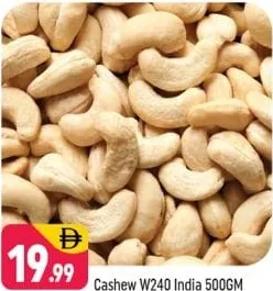 Cashew W240 India