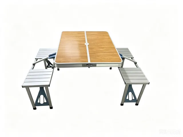 Royal Relax 4-Seater Foldable Picnic Table, Assorted, 9918