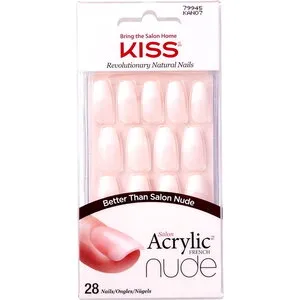 Kiss Salon Acr Nud Fre Nail Cofin KAN07C