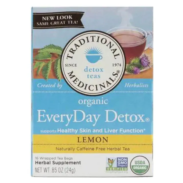 Traditional Medicinals Everyday Detox Lemon Tea