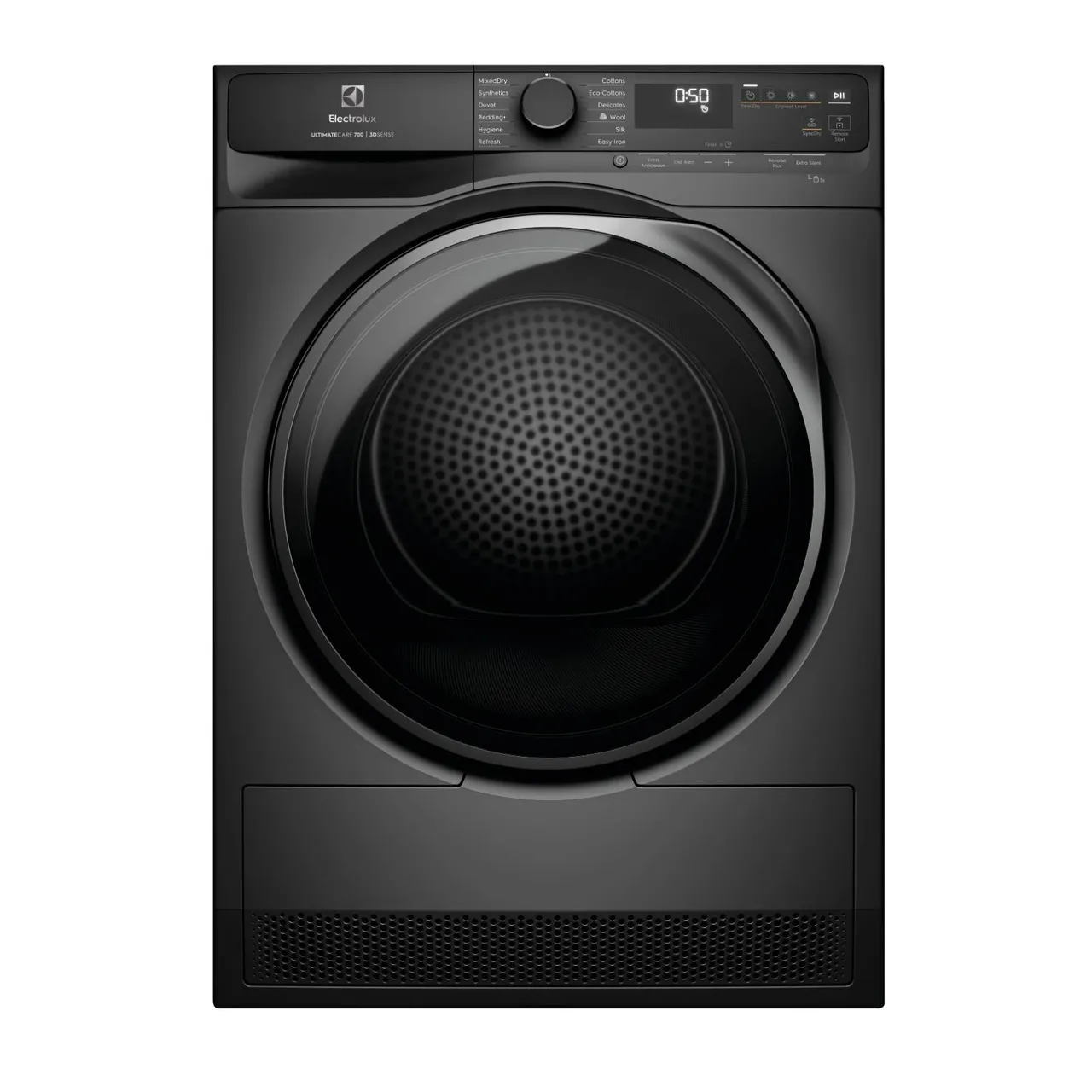 Electrolux نشافة تحميل أمامي بمضخة حرارية مع اتصال SmartApp، 13 برنامج 5 نجوم، شاشة رقمية ومحرك Eco Inverter فعال، EDH903R7SC