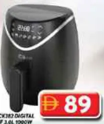Clikon قلاية هوائية رقمية Ck302, 1200W