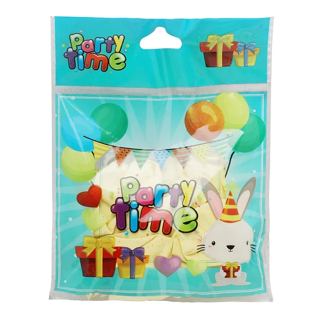 Dan Party Time Round Balloon Set - 10 Inch