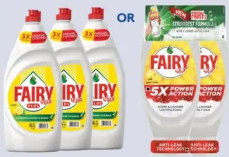 Fairy سائل غسيل الصحون ويز