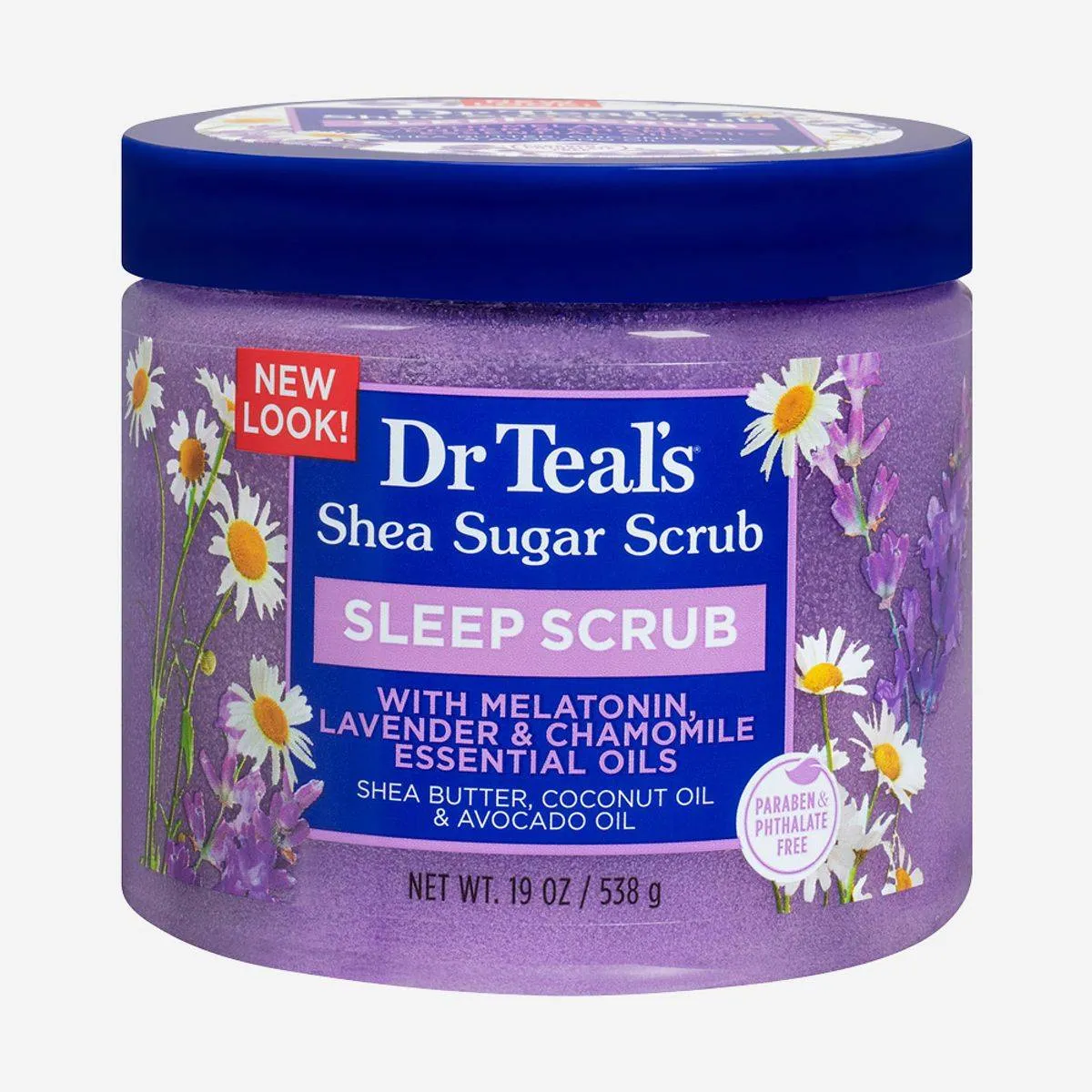 Dr Teal's Dr Teals مقشر السكر بزبدة الشيا والميلاتونين