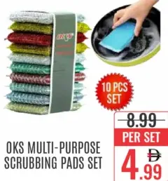 Oks Multi-Purpose Scrubbing Pads Set