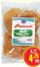 Peacock Potato Papad Spicy Jalgoan
