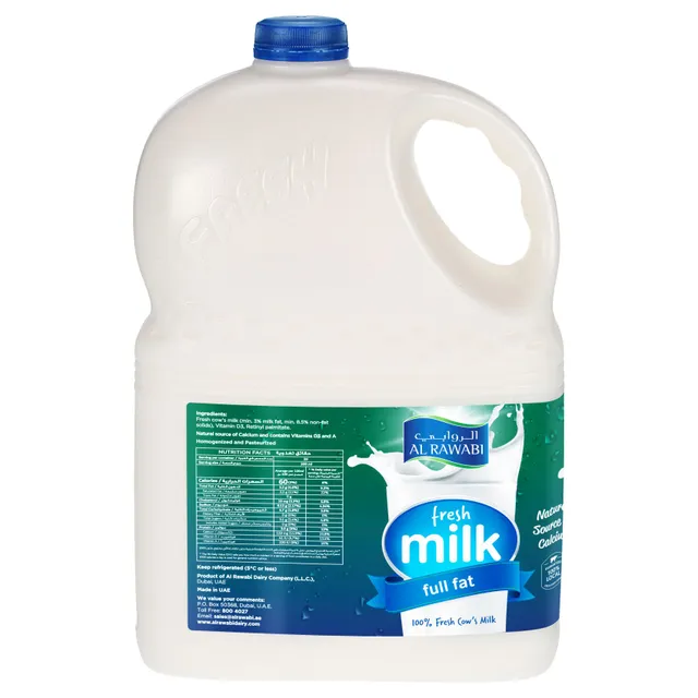Al Rawabi Full Fat Milk, 1 Gallon
