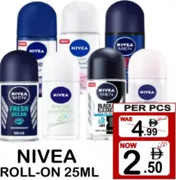 Nivea مزيل عرق رول اون انشانتر متنوع