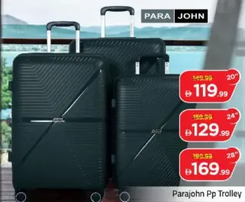 Parajohn حقيبة بعجلات