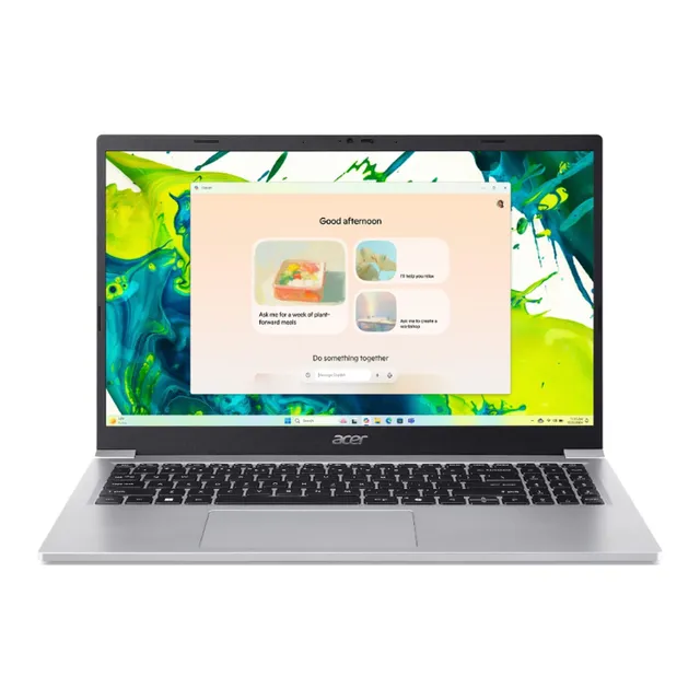 Acer Aspire Lite Notebook, Intel Core 3 N350 Processor, 8 GB RAM, 512 GB SSD, Windows 11 Home, Silver, NX.DDAEM.001
