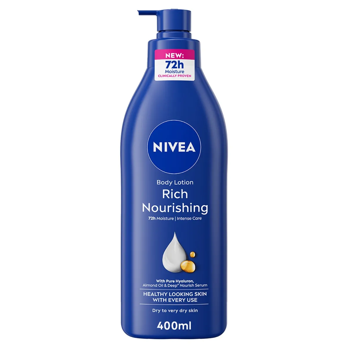 Nivea لوشن جسم مغذ للبشرة الجافة إلى شديدة الجفاف