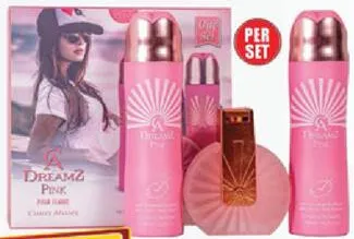 Chris Adams Dreamz Pink Edt + Deo Spray