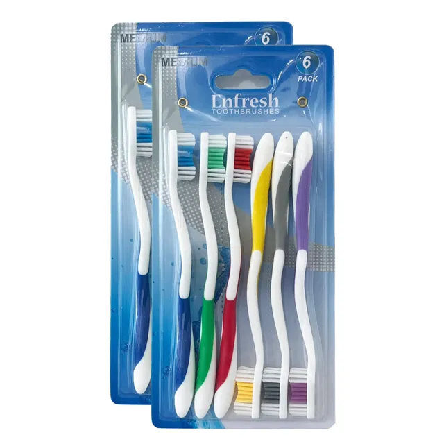 Enfresh Toothbrush - 2 x 6 Pcs