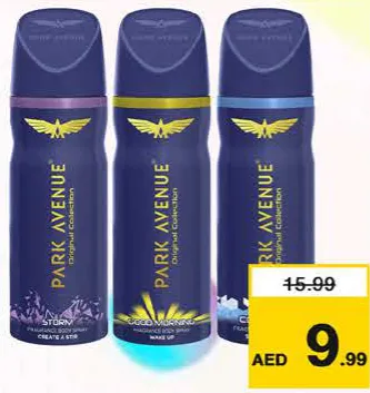 Park Avenue Body Spray Orignal Collection