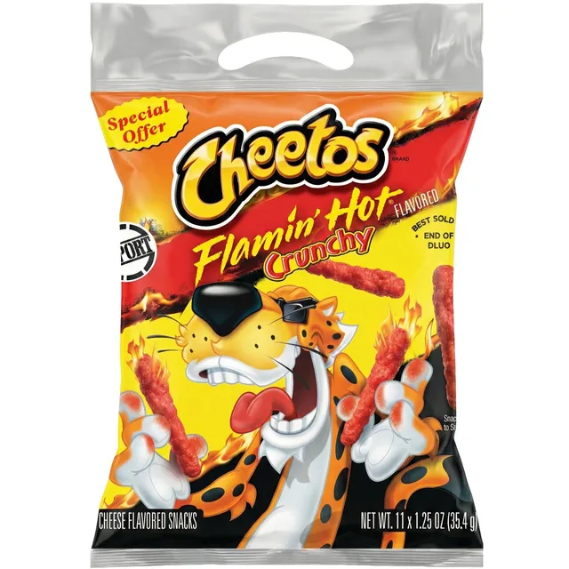 Fritolay Frito lay Cheetos Crunchy Flamin Hot Multi-Pack - 11 x 1.25 Oz