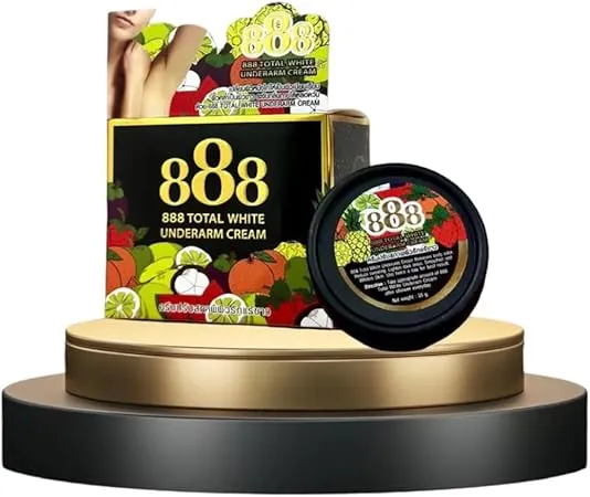 BEAUTY AMBITION 888 Total White Underarm Whitening Cream Made in Thailand