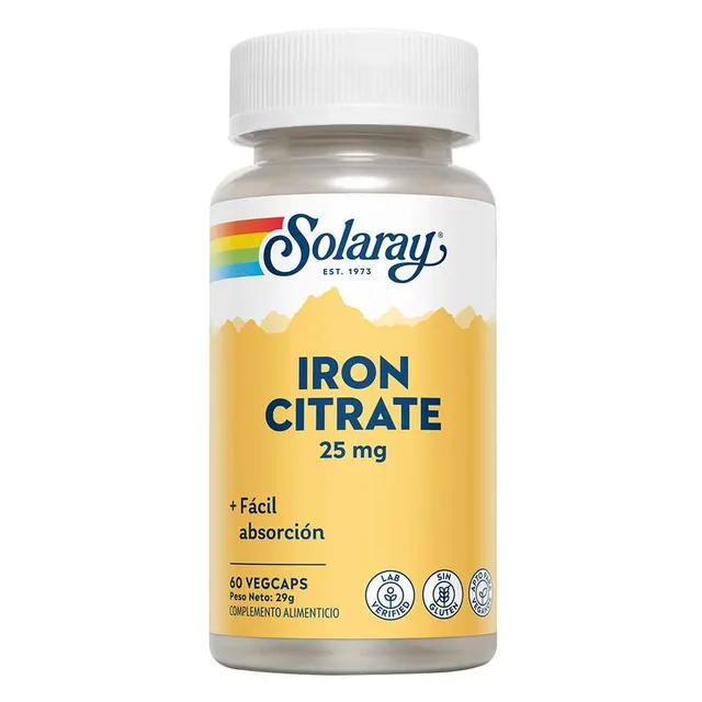 Solaray Iron Citrate 25Mg
