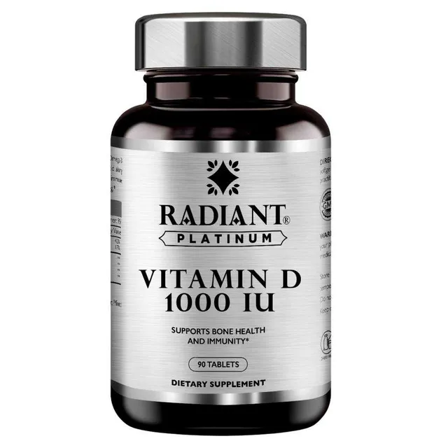 Radiant Platinum Vitamin D 1000 iu - 90's