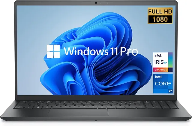 Dell Vostro 3530 Laptop, Windows 11 Pro, 15.6" FHD 1080p Display, Intel i7-1355u (10 Cores), 32GB RAM, 2TB PCIe SSD, (RAM & SSD Upgrading) Webcam, WiFi and Bluetooth, Carbon Black