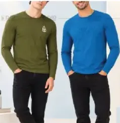 Men’s Full Sleeves T-shirt Assorted