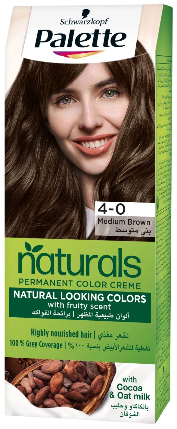 Palette Permenant Color Cream 4-0 Med Brown