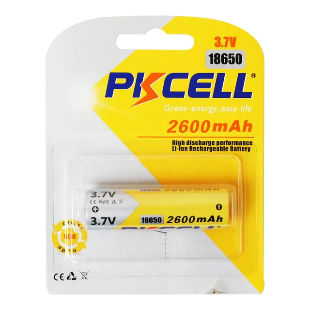 Pickcell 2600 mAh 3.7V Rechargeable Battery - 1 Piece