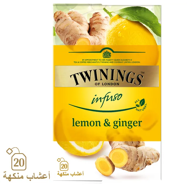 Twinings Infuso Lemon & Ginger Tea - 20 Bags