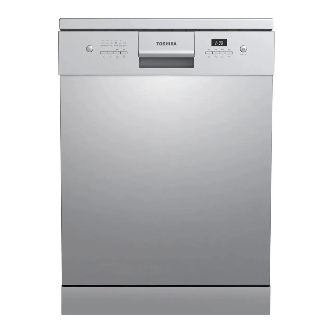 Toshiba غسالة أطباق قائمة بذاتها، 60 cm، 14 طقم، ستانلس ستيل، DW14F7MESSG