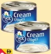 Puck Sterilized Cream Plain