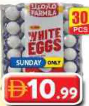 Farmilla White Eggs
