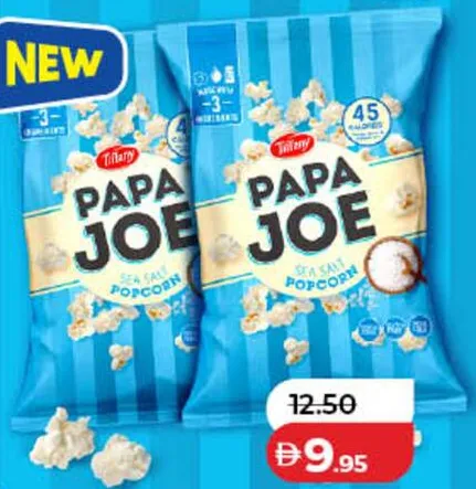 Tiffany Papa Joe Popcorn Sea Salt