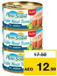 Plein Soleil تونة لحم خفيف مشكل