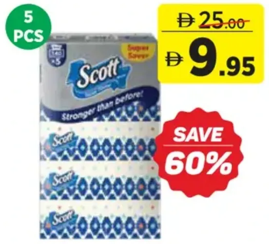 Scott Facial Tissue