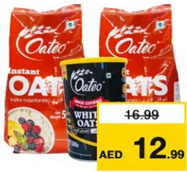 Oateo Instnt Oats Pouch
