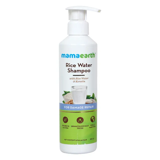 Mamaearth Rice Water & Keratin Shampoo