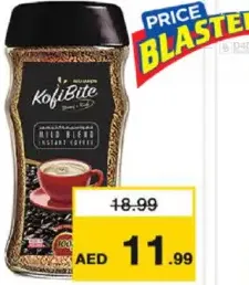 Kofibite Instant Coffee Glss Jar Classic