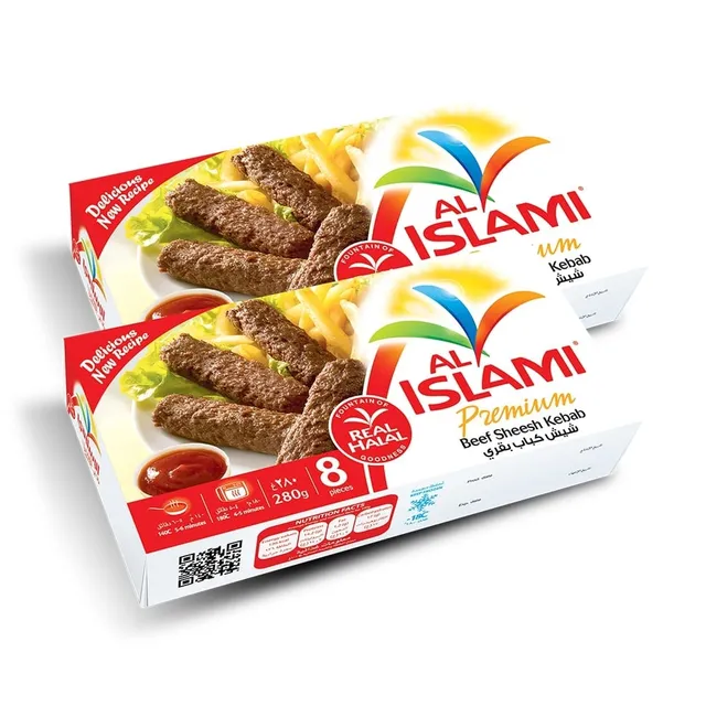 Al Islami Beef Sheesh Kabab 280Gmx2Pcs
