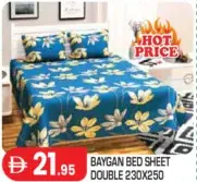 Baygan Bed Sheet Double