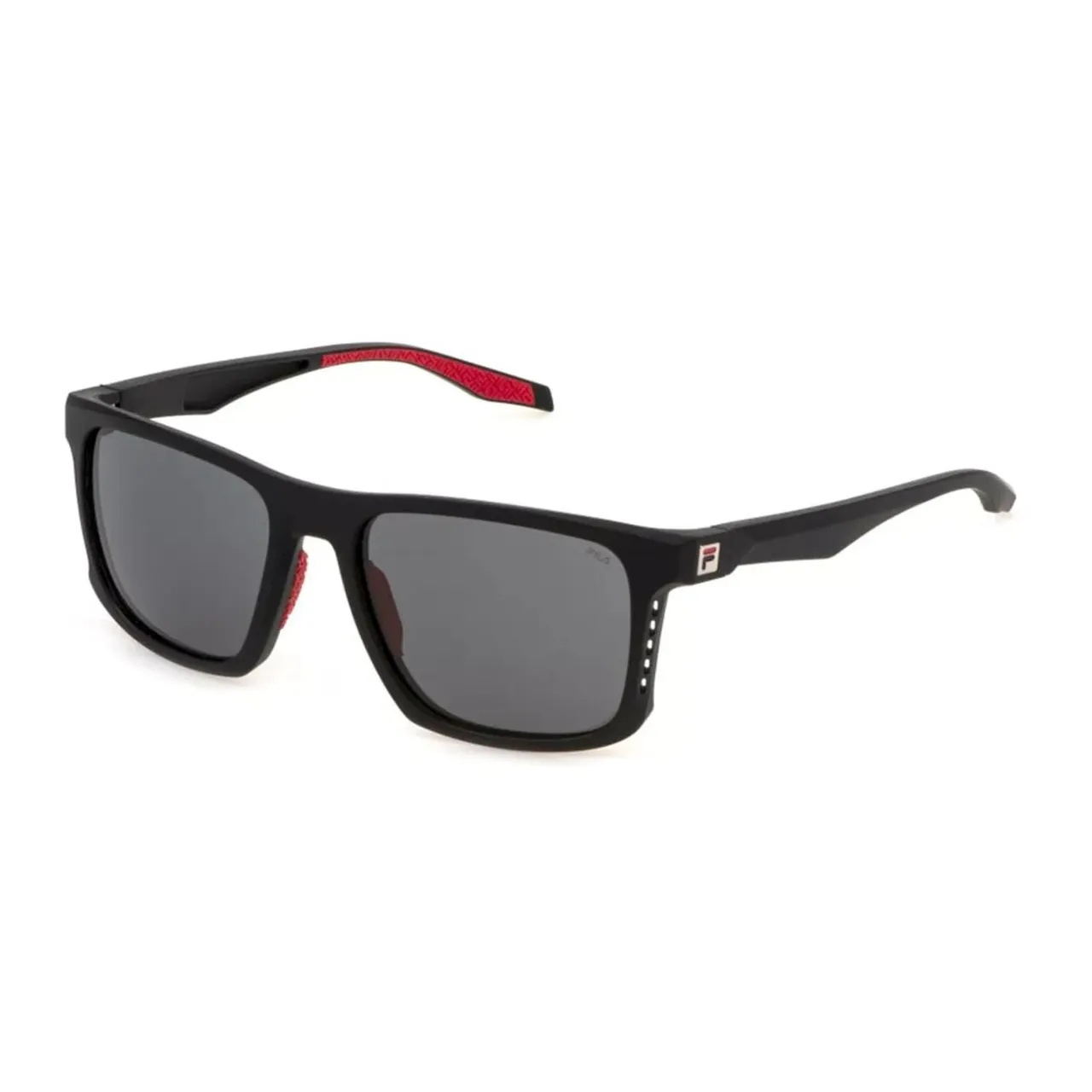 Fila نظارة شمسية رجالية هندسية، 55 mm، أسود مطفي، SFI894-0U28-55