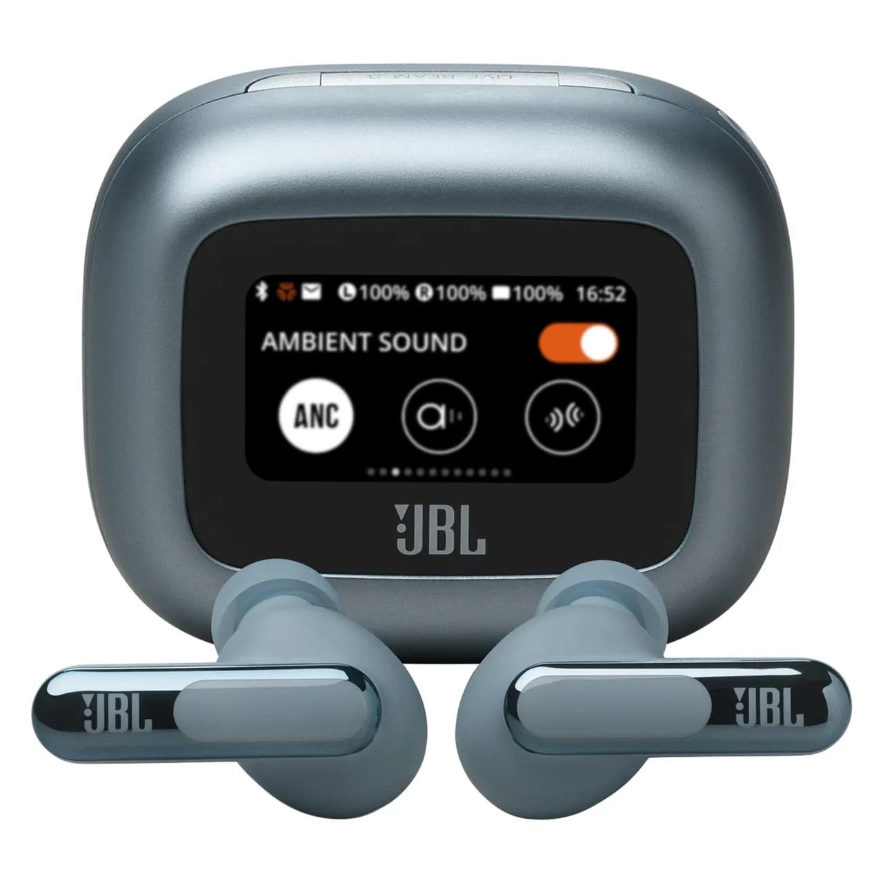 JBL سماعات أذن لاسلكية حقيقية بخاصية إلغاء الضوضاء LIVE BEAM 3، أزرق