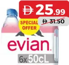 Evian Mineral Water