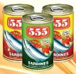 555 Sardines In Tomato Sauce