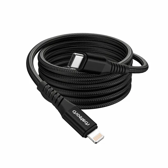 Choetech 27W USB-C to Lightning Cable, 1m, Black, XCL-1030
