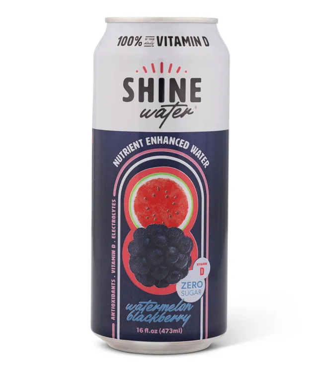 ShineWater Watermelon Blackberry Flavored Water