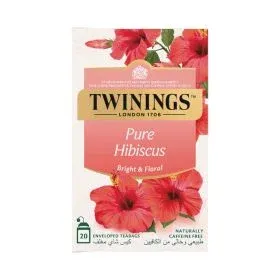 Twinings أكياس شاي الكركديه الطبيعي