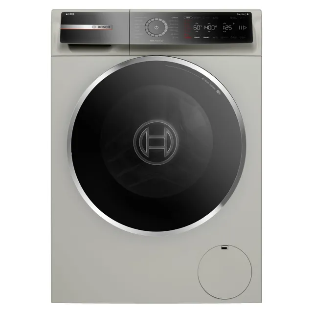 Bosch Series 8 Front Loading Washing Machine WGB244AXGC Silver Inox