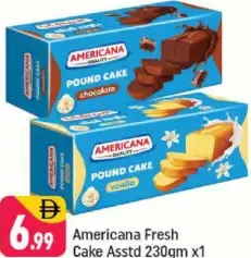 Americana كيك طازج مشكل